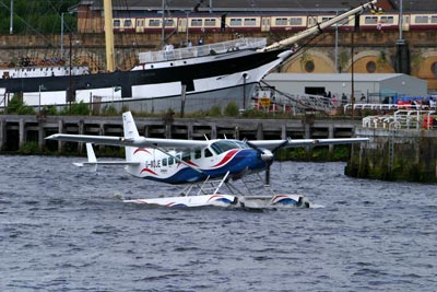 Cessna 208 G-MDJE seen here on the Clyde at the River Festival on 20th July 2008